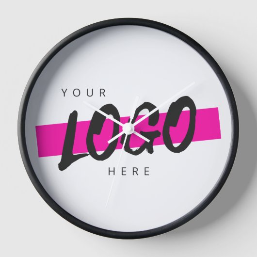 ビジネス企業のプロモカスタムーション会社のロゴ 壁時計 (正面)