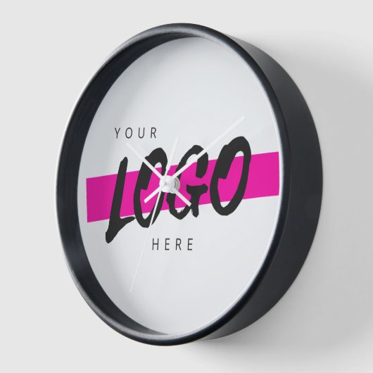 ビジネス企業のプロモカスタムーション会社のロゴ 壁時計 (傾斜)