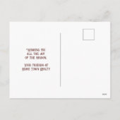 ビジネス企業のホリデーエレガントクリスマスカード シーズンポストカード (裏面)