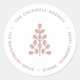 ビジネス企業のホリデーダスティバラアドレス ラウンドシール