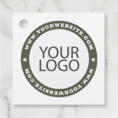 ビジネス企業のモダンWebサイトとカスタムロゴ フェイバータグ (正面)