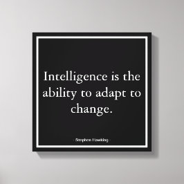 ビジネス企業のモチベーションホーキングタイポグラフィ キャンバスプリント