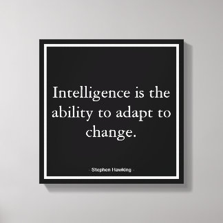 ビジネス企業のモチベーションホーキングタイポグラフィ キャンバスプリント