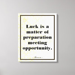 ビジネス企業のモチベーションSenecaタイポグラフィ キャンバスプリント