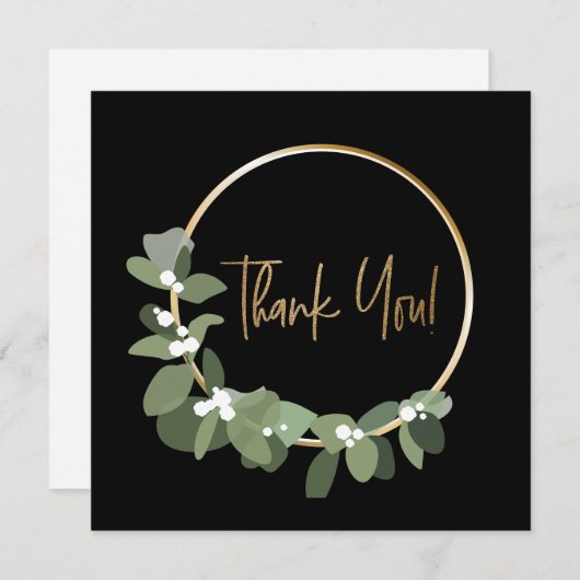 ビジネス企業のリースありがとう シーズンカード (正面/裏面)