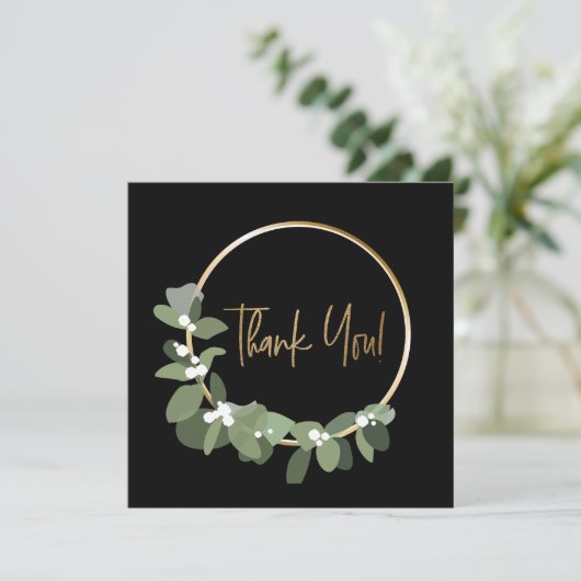 ビジネス企業のリースありがとう シーズンカード (スタンド正面)