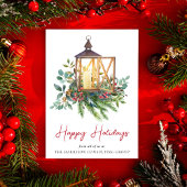 ビジネス企業のロゴクリスマスウォーター色 シーズンカード