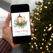 ビジネス企業のロゴクリスマスウォーター色 シーズンカード