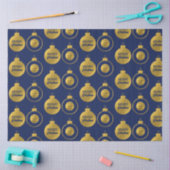 ビジネス企業のロゴクリスマスオーナメントカード 薄葉紙 (クラフト)