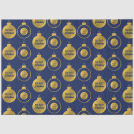 ビジネス企業のロゴクリスマスオーナメントカード 薄葉紙