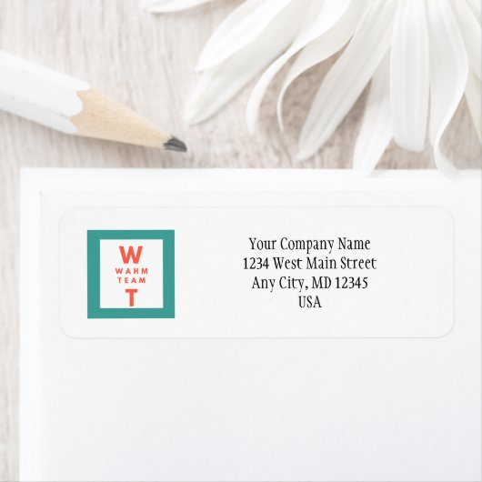 ビジネス企業のロゴプロフェッショナル返品 ラベル (インサイチュ)