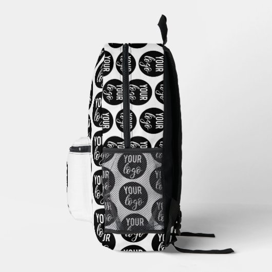 ビジネス企業のロゴホワイトミニマリスト会社 プリントバックパック (右)