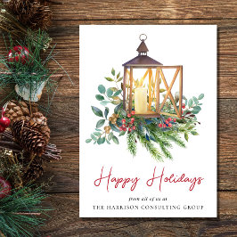 ビジネス企業のロゴQRコードクリスマス シーズンカード