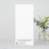 ビジネス企業向けパーソナライズされたプロモーシモダンョン –  メニュー (スタンド正面)