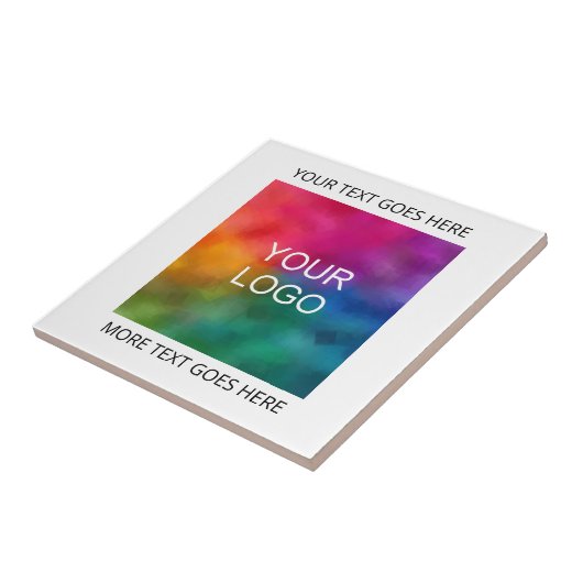 ビジネス会社ここに独自のロゴをアップロード タイル (側面)