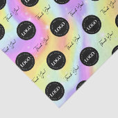 ビジネス会社のカスタムロゴありがとうホログラフィック 薄葉紙 (詳細)