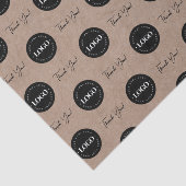 ビジネス会社のカスタムロゴありがとうKraft Look 薄葉紙 (詳細)