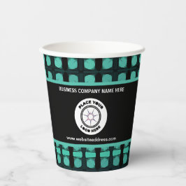 ビジネス会社のロゴのプロモーションのパーソナライズ 紙コップ