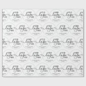 ビジネス会社のロゴのプロモーションブランディング ラッピングペーパー (フラット)