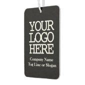 ビジネス会社のロゴを追加ブラックエアフレッシュナー カーエアーフレッシュナー (左)