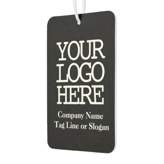 ビジネス会社のロゴを追加ブラックエアフレッシュナー カーエアーフレッシュナー (左)