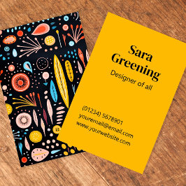 ビジネス会社の色をカスタム付ける 名刺