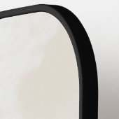 ビジネス会社カスタムのロゴ&文字シック大理石 ピックルボールラケット (左詳細)