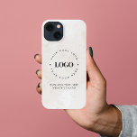 ビジネス会社カスタムのロゴ&文字シック大理石 iPhone 13ケース<br><div class="desc">大理石の背景、カッコいい文字、ロゴを使用したiPhoneケースでカスタムビジネスを促進。「パーソナライズ」オプショクリックンに詳細を簡単に追加できる。</div>