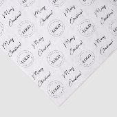 ビジネス会社カスタムロゴ追加メリークリスマス 薄葉紙 (詳細)