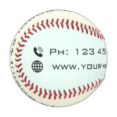 ビジネス会社プロモーション・スペパーソナライズされたシャル 野球ボール (正面左)