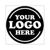 ビジネス会社ラウンドロゴプロモーション ラバースタンプ (インプリント)