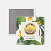 ビジネス会社ロゴのプロモーション広場カスタム マグネット (正面/裏面)