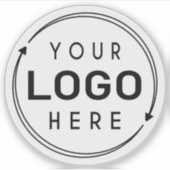 ビジネス会社ロゴブランドウォーターボトル澄ん シール (正面)