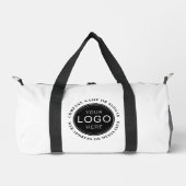 ビジネス会社ロゴブランドモダンスワッグプロモーション ダッフルバッグ (正面)
