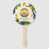 ビジネス会社ロゴプロモーションブランドのカスタム ハンドファン (正面)