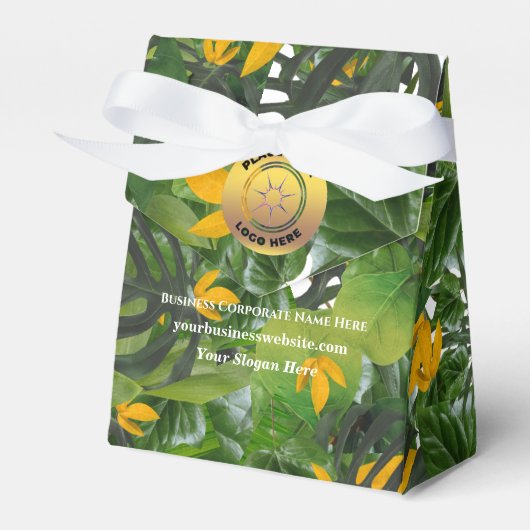 ビジネス会社ロゴプロモーションブランドのカスタム フェイバーボックス (正面サイド)