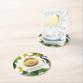 ビジネス会社ロゴプロモーションブランドのカスタム ラウンドペーパーコースター (インサイチュ)