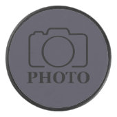 ビジネス会社独自のテンプレートをカスタム作成 アイスホッケーパック (正面)