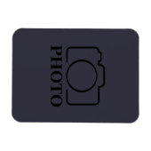 ビジネス会社独自のテンプレートをカスタム作成 マグネット (横)