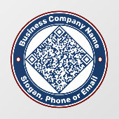 ビジネス会社QRコードのプロモーションカスタム ウィンドウサイン (シート)