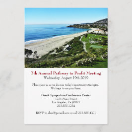 ビジネス会議企業のイベント招待状 セーブザデート