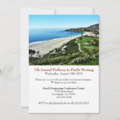 ビジネス会議企業のイベント招待状 セーブザデート (正面)