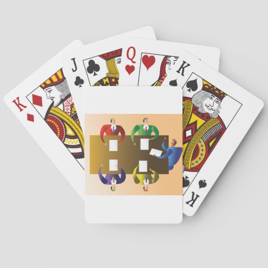 ビジネス会議 トランプ (裏面)