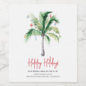 ビジネス住所を追加 パームツリーカンパニー イベント ワインラベル (シングルラベル)