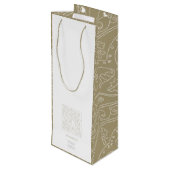 ビジネス促進モダンワエレガントイン抱き枕 ワインギフトバッグ (裏面アングル)