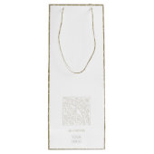 ビジネス促進モダンワエレガントイン抱き枕 ワインギフトバッグ (裏面)