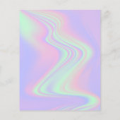 ビジネス促進美しいヘアサロンホログラフィック チラシ (裏面)