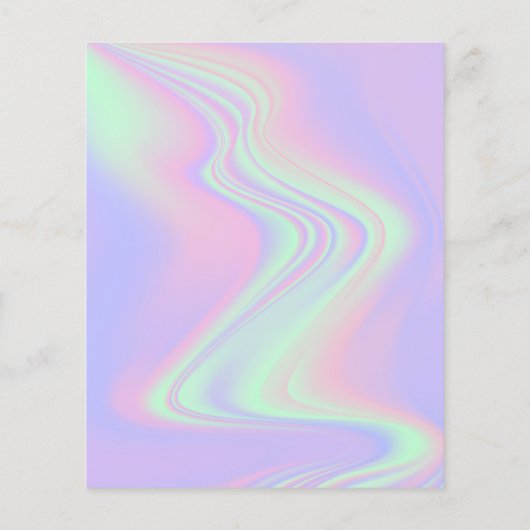 ビジネス促進美しいヘアサロンホログラフィック チラシ (裏面)