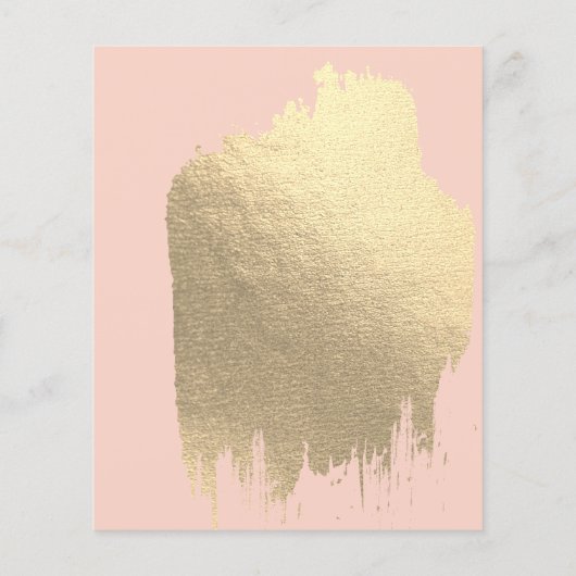 ビジネス促進美しいヘア爪、 ネイルメイクアップサロン チラシ (裏面)