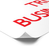 ビジネス保アアナリストの評価と信頼 ポスター (角)